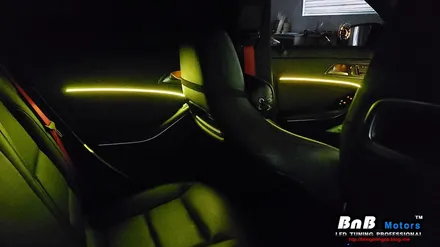벤츠 CLA 45 AMG 실내 매립형 인핏 엠비언트 무드등 튜닝! 터빈 송풍구 엠비언트까지 감각적인 실내 인테리어 완성! 경남 거제 창원 부산 엠비언트튜닝 / 거제 연초면