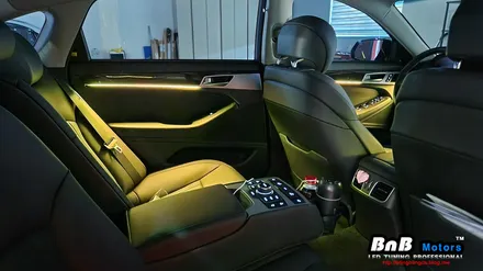 제네시스 G80(DH) 비노출 간접조명 엠비언트 라이트 튜닝! 실내튜닝 필수 아이템! 거제 부산 창원 비앤비모터스! / 거제 연초면