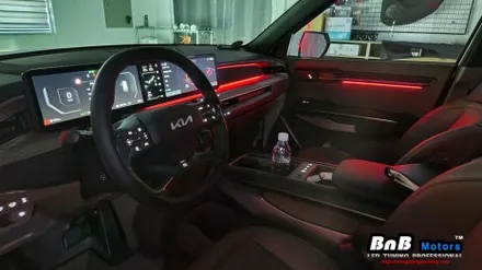 기아 EV9 에어 엠비언트가 없다면?? 순정연동 엠비언트 튜닝으로 순정옵션 그대로 업그레이드! 거제 부산 창원 비앤비모터스! / 거제 연초면