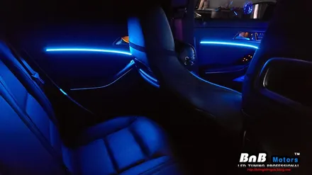 벤츠 CLA 45 AMG 실내 매립형 인핏 엠비언트 무드등 튜닝! 터빈 송풍구 엠비언트까지 감각적인 실내 인테리어 완성! 경남 거제 창원 부산 엠비언트튜닝 / 거제 연초면