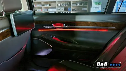 제네시스 EQ900 G90 있는 듯 없는 듯 순정 엠비언트를 10배 밝게 튜닝해보자! 순정 엠비언트 광량업으로 확실한 존재감 뿜뿜! 거제 창원 부산 김해 진주 울산 비앤비모터스 / 거제 연초면