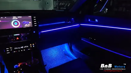 K5 dl3 순정연동 매립형 DMX 엠비언트 무드램프 시공! 아쉬웠던 순정 엠비언트를 업그레이드! 실내 감성 필수 튜닝 아이템! 거제 창원 부산 비앤비모터스! / 거제 연초면