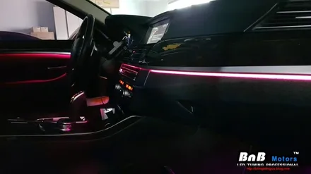 BMW 5시리즈 528i(f10) 순정형 히든 엠비언트 무드램프! 스마트폰으로 제어하는 풀컬러 무드램프 튜닝! / 거제 연초면