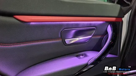 BMW 420d 그란쿠페 비노출 엠비언트 무드등 튜닝! 순정처럼 깔끔한 마감의 엠비언트 시공으로 실내 감성을 업그레이드! 창원 부산 엠비언트 / 거제 연초면