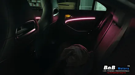 벤츠 CLA 매립형 인핏 엠비언트와 송풍구 무드등 튜닝으로 실내 분위기를 업그레이드해보자! 은은한 무드조명으로 감성충전! 경남 거제 창원 부산 비앤비모터스 / 거제 연초면