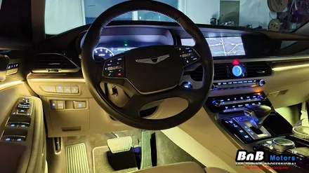 제네시스 EQ900 비노출 엠비언트 실내 무드등 튜닝! 순정을 뛰어넘는 퀄리티로 무드등 튜닝의 정점을 찍다! 경남 거제 창원 부산 김해 울산 비앤비모터스! / 거제 연초면