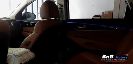 올 뉴 쏘렌토 실내 풀 컬러 RGB 엠비언트 튜닝~ 거제도 자동차 튜닝 [비앤비 모터스] / 거제 연초면