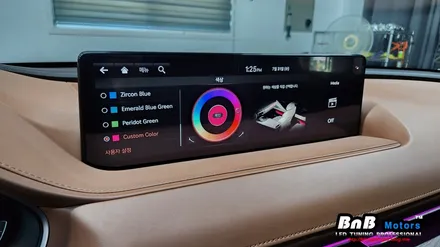 제네시스 G80(RG3) 실내 엠비언트 라이트 튜닝! 부족했던 순정엠비언트를 업그레이드! 거제 부산 창원 비앤비모터스! / 거제 연초면