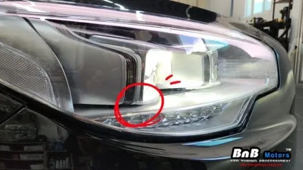 K9 1세대 Full LED 헤드라이트 쳐짐 현상 수리! 조사각 조절장치 고장 수리! 거제 부산 창원 비앤비모터스! / 거제 연초면