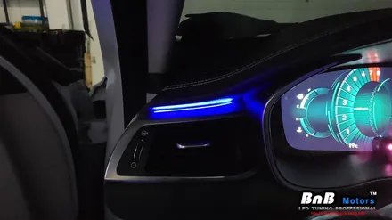 제네시스 G70 비노출 히든 엠비언트 무드등 튜닝! 순정 처럼 깔끔한 마감의 눈부심 없는 앰비언트 튜닝으로 차량의 감성을 더해보세요! 경남 거제 창원 부산 엠비언트 튜닝! / 거제 연초면