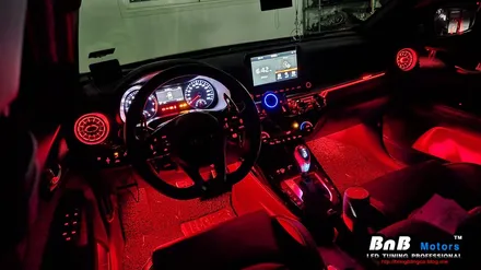 K3 GT3 비노출 간접조명 엠비언트 라이트 튜닝! 눈부심없는 엠비언트와 송풍구 무드램프 튜닝으로 감성적 실내 완성! 거제 부산 창원 비앤비모터스! / 거제 연초면