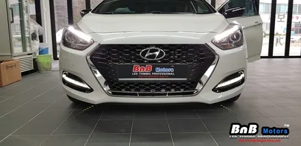 I40 신형개조차량에 EQ900 턴시그널 이식, 대형 LED 깜빡이의 위엄!! / 거제 연초면