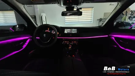 BMW 520d 실내 인테리어 업그레이드! 스마트 엠비언트 튜닝! / 거제 연초면