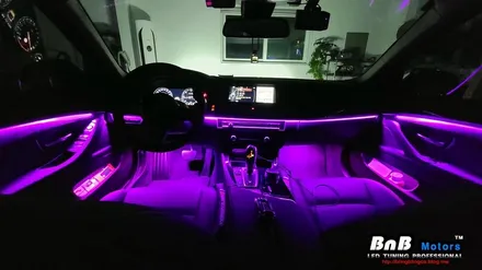 BMW 520d 비노출 엠비언트 튜닝으로 완벽해진 실내 무드등! 경남 거제 창원 부산 김해 울산 비앤비모터스 / 거제 연초면
