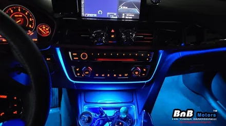 BMW 420d 그란쿠페 비노출 엠비언트 무드등 튜닝! 순정처럼 깔끔한 마감의 엠비언트 시공으로 실내 감성을 업그레이드! 창원 부산 엠비언트 / 거제 연초면