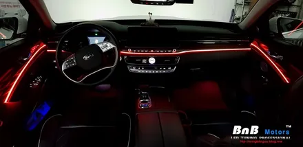 올 뉴 K9 풀 컬러 스마트 앰비언트. 3세대 면발광섬유. 거제 통영 부산 엠비언트 튜닝은 [비앤비 모터스] / 거제 연초면