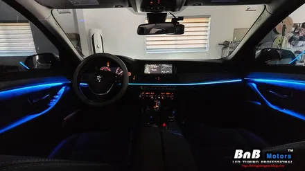 BMW 520d 실내 인테리어 업그레이드! 스마트 엠비언트 튜닝! / 거제 연초면
