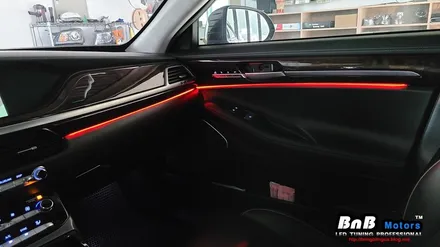 제네시스 EQ900 순정 앰비언트 밝기 업그레이드! 있는듯 없는듯한 순정 엠비언트를 10배 밝은 엠비어트로 만들어보자! 경남 거제 창원 부산 김해 울산 비앤비모터스 / 거제 연초면
