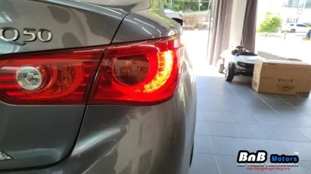 인피니티 Q50 테일램프 브레이크 램프 고장 수리! 자동차 LED 고장수리! 거제 부산 창원 비앤비모터스! / 거제 연초면
