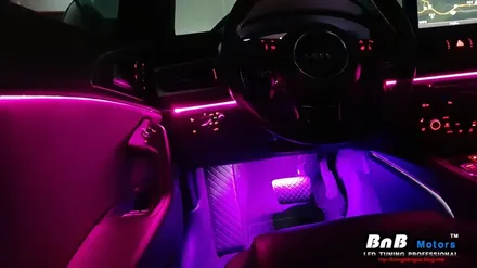아우디 A6 A7 엠비언트의 업그레이드 버젼! 스마트 RGB 앰비언트 라이트 + RGB 풋램프 튜닝! / 거제 연초면