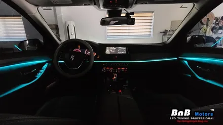 BMW 520d 실내 인테리어 업그레이드! 스마트 엠비언트 튜닝! / 거제 연초면