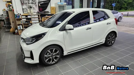 올뉴 모닝 사이드미러 오토 락폴딩 시공! 차량 잠금시 자동으로 사이드미러를 접어주는 편리한 기능! 거제 통영 락폴딩! / 거제 연초면