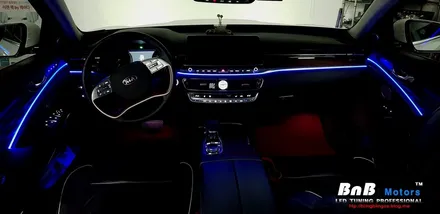 올 뉴 K9 풀 컬러 스마트 앰비언트. 3세대 면발광섬유. 거제 통영 부산 엠비언트 튜닝은 [비앤비 모터스] / 거제 연초면