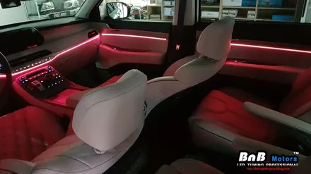 펠리세이드 실내 무드램프 튜닝의 기준! 3세대 스마트 엠비언트 라이트! 거제 창원 부산 앰비언트 전문점! / 거제 연초면