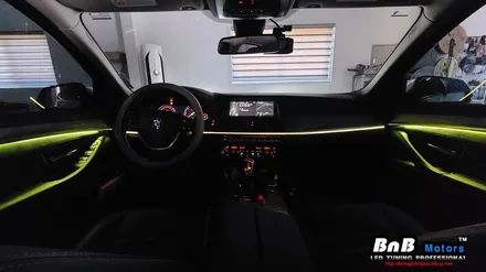 BMW 520d 실내 인테리어 업그레이드! 스마트 엠비언트 튜닝! / 거제 연초면