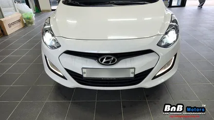 현대 I30 순정 HID 라이트 차량, HID전용 LED램프 교체로 더욱 밝고 선명한 시야를 만나보세요! 거제 통영 자동차 LED튜닝 비앤비모터스! / 거제 연초면
