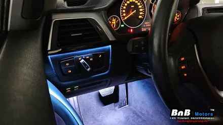 BMW 420d 그란쿠페 비노출 간접조명 엠비언트 라이트 튜닝! 감성적인 인테리어를 완성하는 필수 튜닝 아이템! 거제 부산 창원 비앤비모터스! / 거제 연초면