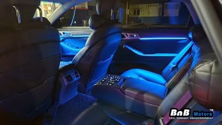 제네시스 DH 비노출 간접조명 엠비언트! 칙칙했던 실내를 밝고 화사하게 업그레이드! 거제 부산 창원 비앤비모터스! / 거제 연초면