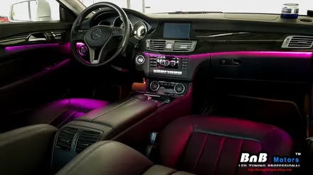 벤츠 CLS 순정 엠비언트 업그레이드! 밝고 선명한 3세대 RGB 스마트 앰비언트! / 거제 연초면