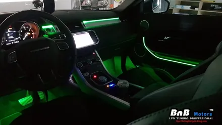 레인지로버 이보크 컨버터블 3세대 RGB 엠비언트라이트 튜닝! 화려한 실내 무드램프와 함께 오픈에어링~!! / 거제 연초면