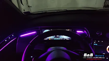 투싼 NX4 순정연동 DMX 매립형 엠비언트! 아쉬웠던 순정 엠비언트를 업그레이드! 감성적인 실내 인테리어를 완성하는 필수 튜닝 아이템! 거제 부산 창원 비앤비모터스! / 거제 연초면