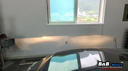 K9 1세대 할로겐 라이트 광도불량으로 자동차 검사 불합격! 신품 반사판 교체로 밝고 선명해진 야간 시인성! 거제 부산 창원 반사판수리! / 거제 연초면