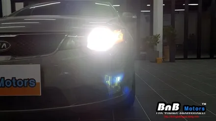 [거제 LED 튜닝] 기아 포르테 LED 전조등 교체 / 거제 연초면