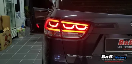 올 뉴 쏘렌토 테일램프 깜빡이 완벽한 머스탱 버전. 부산 창원 거제 LED 튜닝은 [거제 비앤비 모터스] / 거제 연초면