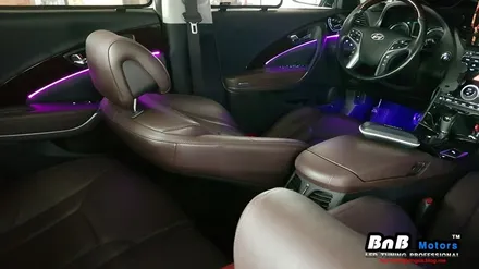 그랜져HG 3세대 RGB 스마트 엠비언트라이트 튜닝! 밝고 선명하며 눈부심없는 엠비언트 시공 전문점 비앤비모터스! 거제 진주 부산 자동차 무드등 튜닝 / 거제 연초면