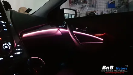 그랜저 HG 실내 무드등 튜닝의 완성! 3세대 스마트 엠비언트 튜닝! 스마트폰으로 컨트롤하는 무드램프 전문점 비앤비모터스! / 거제 연초면