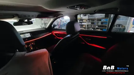 BMW 520d 실내 인테리어 업그레이드! 스마트 엠비언트 튜닝! / 거제 연초면