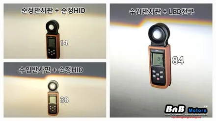 뉴쏘렌토R 헤드라이트 수입반사판 교체 시공! 어두운 라이트를 밝고 선명하게! 선명한 시인성으로 맘 편히 야간운전하세요! 거제 부산 창원 비앤비모터스! / 거제 연초면