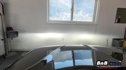 링컨 MKS 헤드라이트 전구 업그레이드! 밝고 선명한 LED램프로 업그레이드! 거제 고현 수월 비앤비모터스! / 거제 연초면