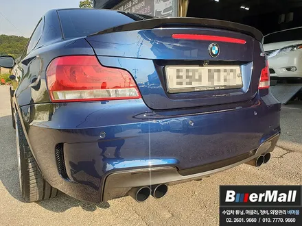 회원님의 \'BMW E82 120d\' - E82 1M 타입 리어범퍼 도색/장착[비머몰 작업사진 + 일산수입차튜닝 + 일산수입차정비 + 일산BMW튜닝 + 일산BMW정비] / 일산서구 법곳동