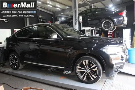 회원님의 \'BMW F16 X6 M50d\' - BMW F16 X6 전용 알루미늄 사이드스텝, X6M 타입 유광블랙 그릴 장착 [비머몰 작업사진 + 일산수입차튜닝 + 일산수입차정비 + / 일산서구 법곳동