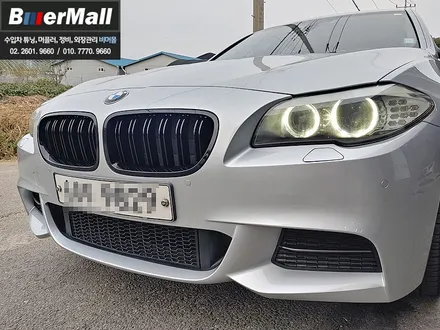 회원님의 \'BMW F10 520d\' - M550d 프론트범퍼 도색/장착, M5 타입 유광블랙 그릴 장착[비머몰 작업사진 + 일산수입차튜닝 + 일산수입차정비 + 일산BMW튜닝 + 일 / 일산서구 법곳동