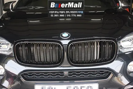 회원님의 \'BMW F16 X6 M50d\' - BMW F16 X6 전용 알루미늄 사이드스텝, X6M 타입 유광블랙 그릴 장착 [비머몰 작업사진 + 일산수입차튜닝 + 일산수입차정비 + / 일산서구 법곳동