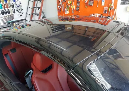 BMW 428i 컨버터블 다이아몬드레드 전체랩핑 시공_양주 랩핑거 / 양주시 덕정동
