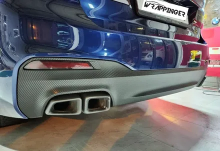 BMW 550d 디퓨져 랩핑 카본연출하기? / 양주시 덕정동