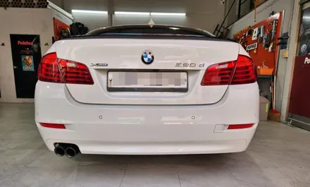 BMW F10 520D 크롬죽이기 부분랩핑으로 멋내기 / 양주시 덕정동